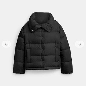 Coach Signature Jacquard Short Puffer Jacket XS